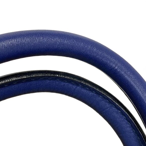 VALENTINOGARAVANI Rockstud Small Bag - Blue Leather Handbag 464-082925 - Picture 6 of 9